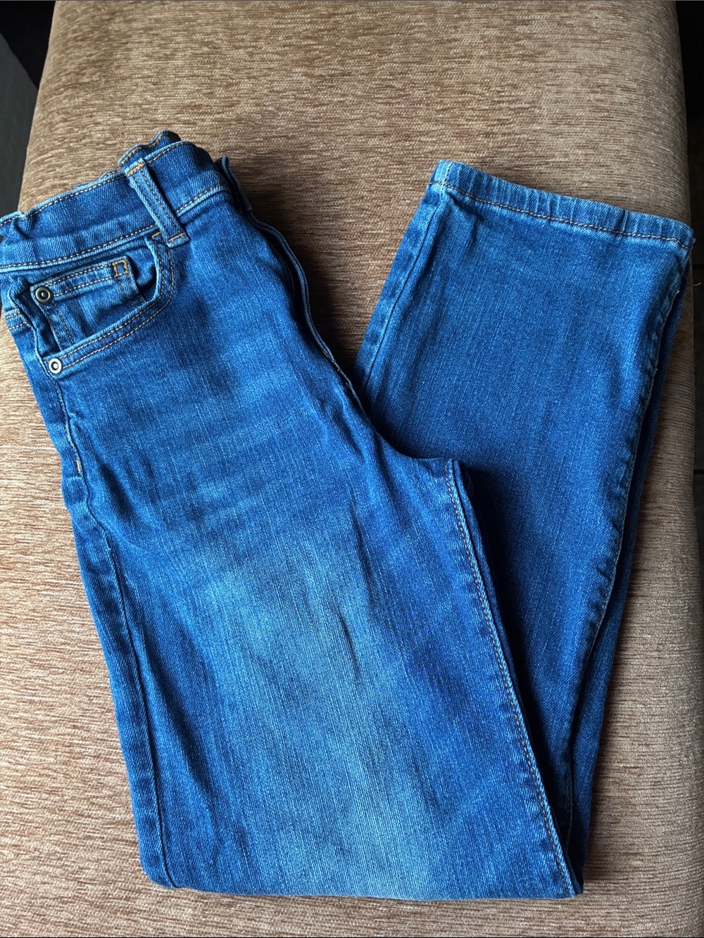 Jump Relaxed Fit Light Blue Denim Jeans with Contrast Stitching